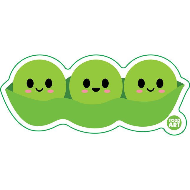 Pea Pod Vinyl Sticker