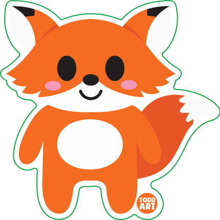 Fox Vinyl Sticker