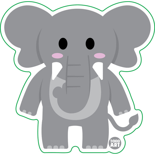 Elephant Vinyl Sticker