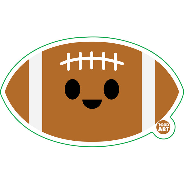 Football Vinyl Sticker