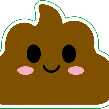 Poop Vinyl Sticker