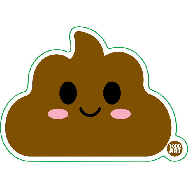 Poop Vinyl Sticker