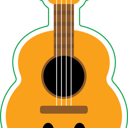 Guitar Vinyl Sticker