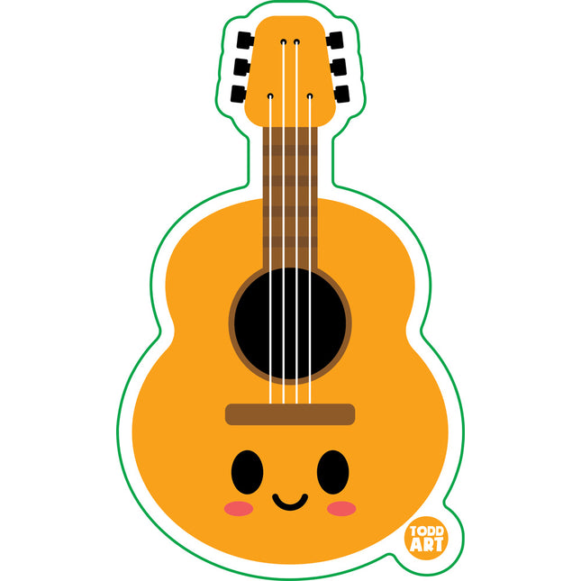 Guitar Vinyl Sticker