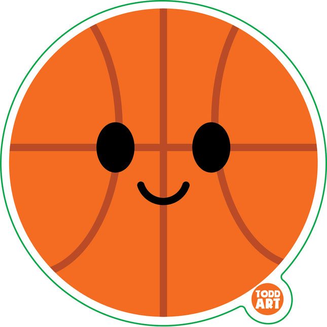 Basketball Vinyl Sticker