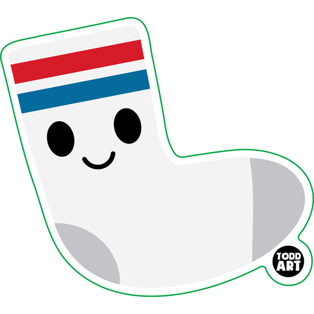 Sock Vinyl Sticker