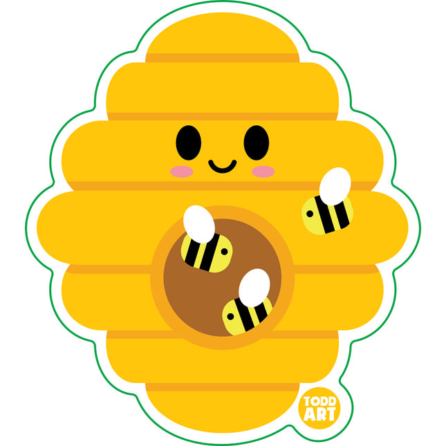 Beehive Vinyl Sticker