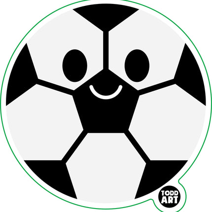 Soccer Ball Vinyl Sticker