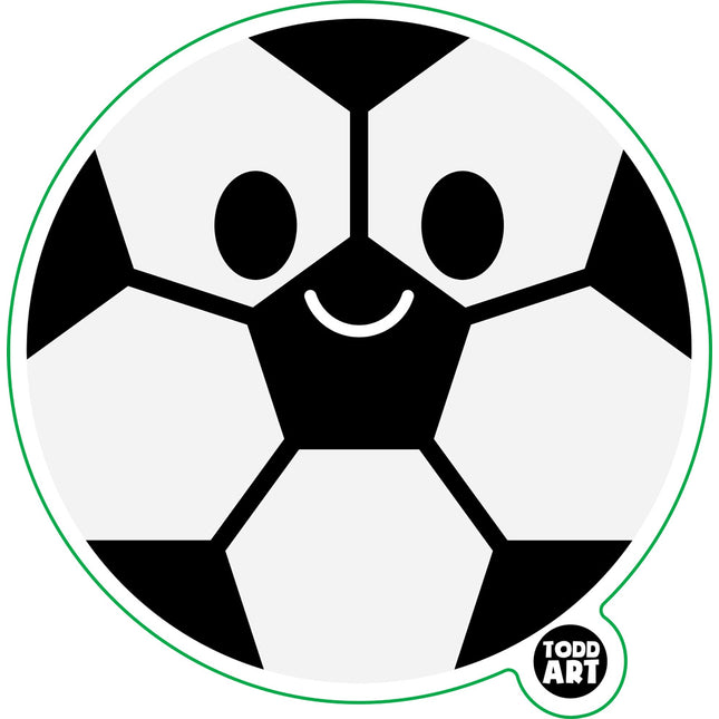 Soccer Ball Vinyl Sticker