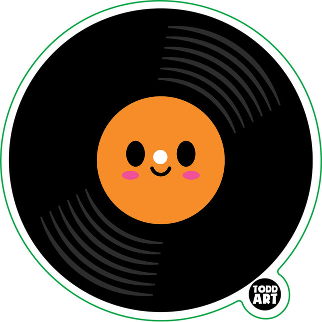 Record Vinyl Sticker