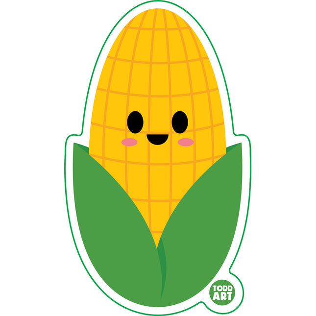 Corn Cob Vinyl Sticker