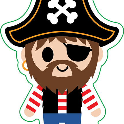 Pirate Vinyl Sticker