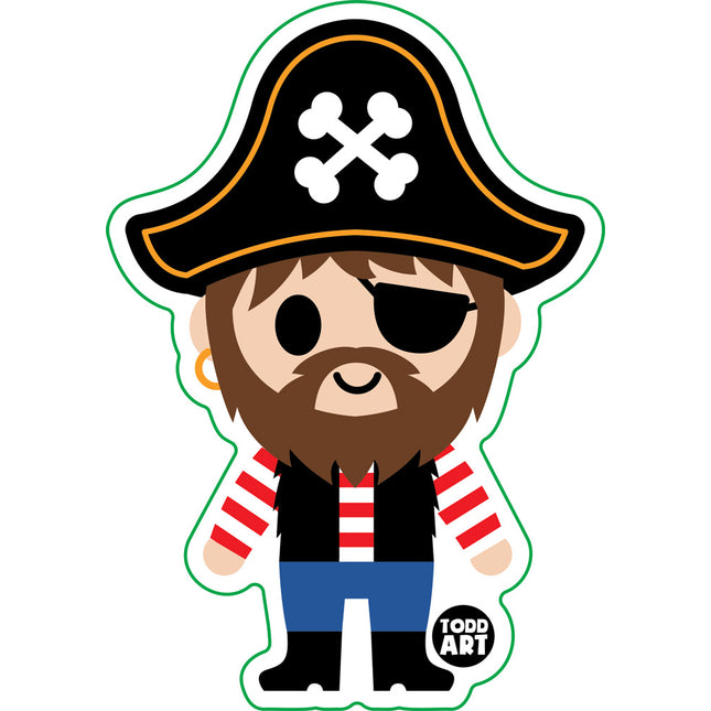 Pirate Vinyl Sticker