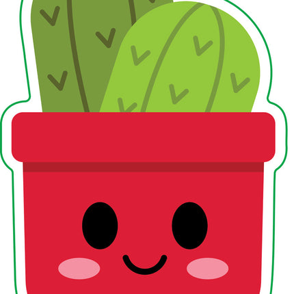 Cactus Pot Vinyl Sticker