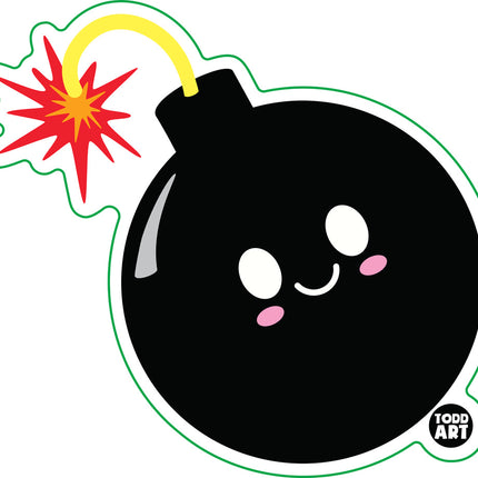 Bomb Vinyl Sticker