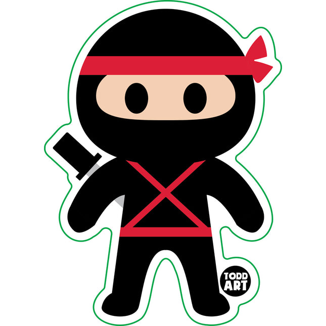 Ninja Vinyl Sticker