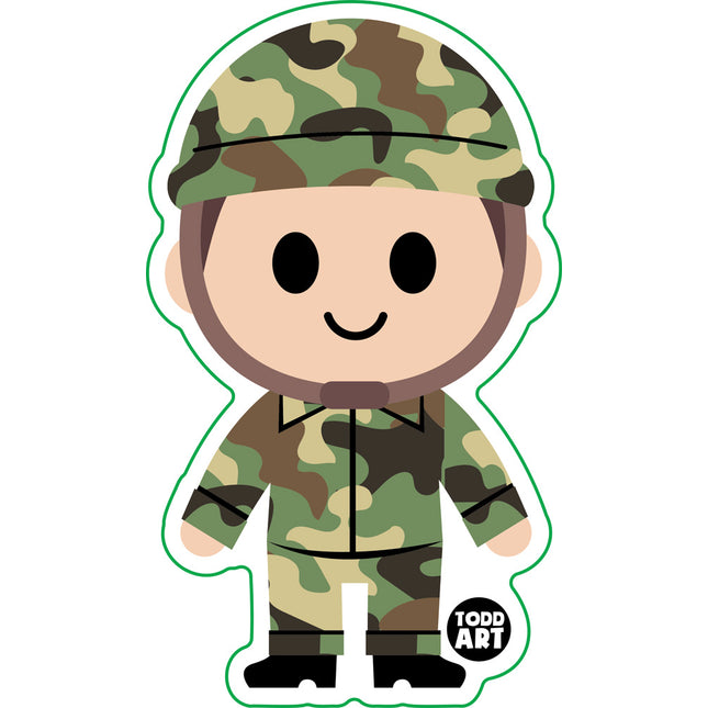 Soldier Vinyl Sticker