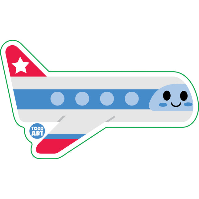 Airplane Vinyl Sticker