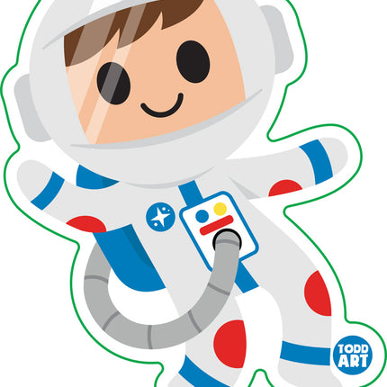 Astronaut Vinyl Sticker