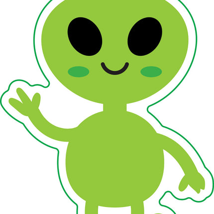 Alien Vinyl Sticker