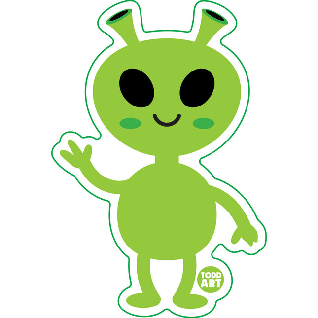 Alien Vinyl Sticker