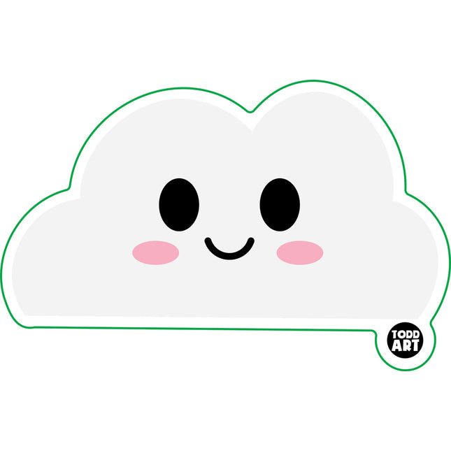 Cloud Vinyl Sticker