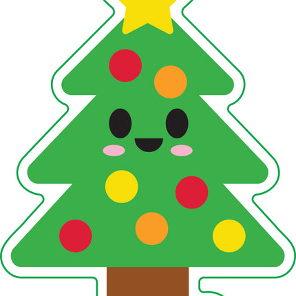 Xmas Tree Vinyl Sticker