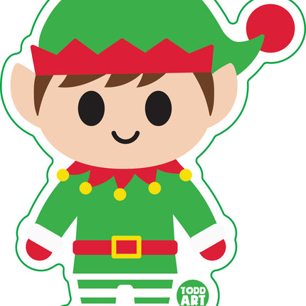 Elf Vinyl Sticker