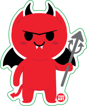 Devil Vinyl Sticker