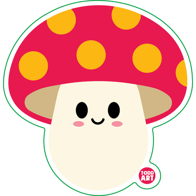 Mushroom Vinyl Sticker