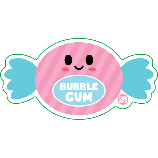 Bubble Gum Vinyl Sticker