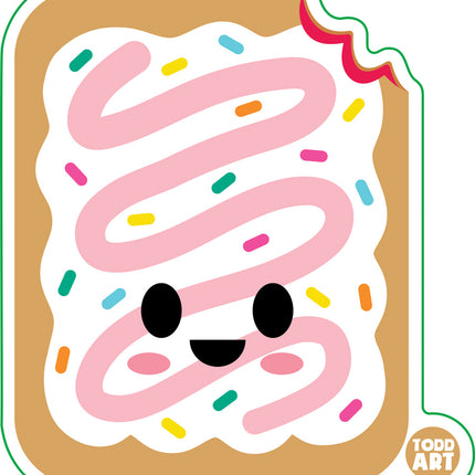 Pop Tart Vinyl Sticker