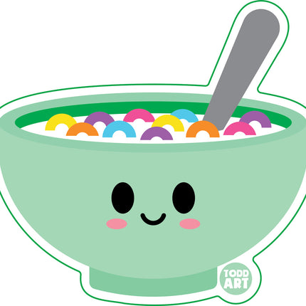 Cereal Bowl Vinyl Sticker