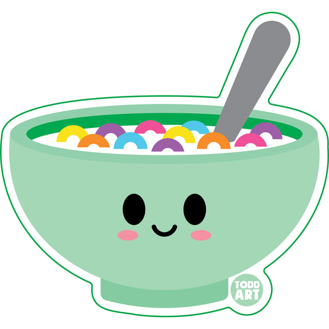 Cereal Bowl Vinyl Sticker