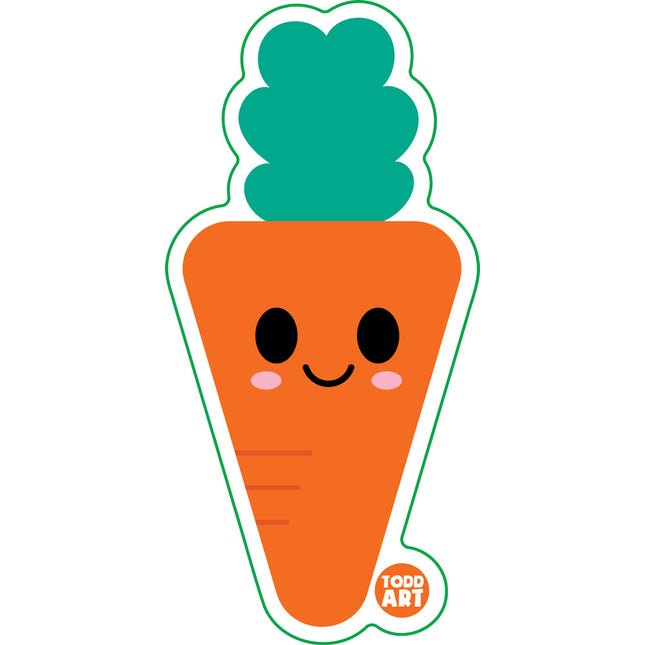 Carrot Vinyl Sticker