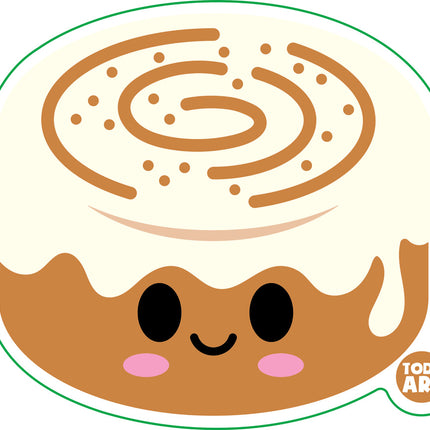 Cinnamon Roll Vinyl Sticker