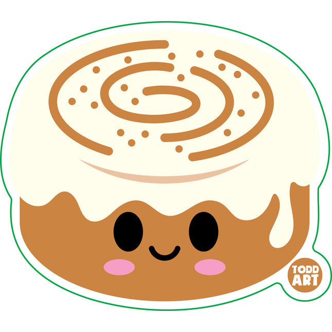 Cinnamon Roll Vinyl Sticker