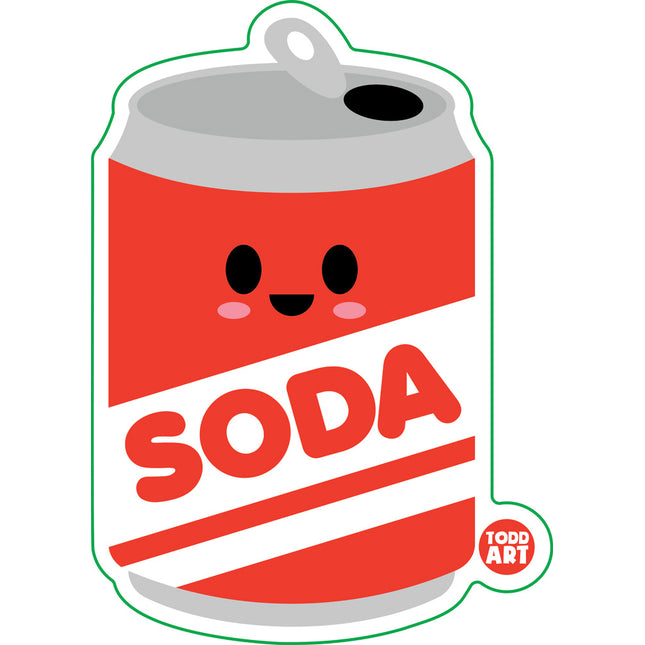 Soda Can Vinyl Sticker