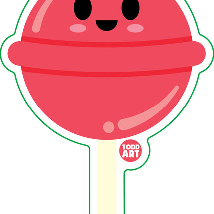 Lollipop Vinyl Sticker