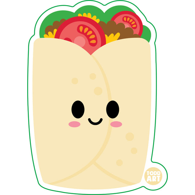 Burrito Vinyl Sticker