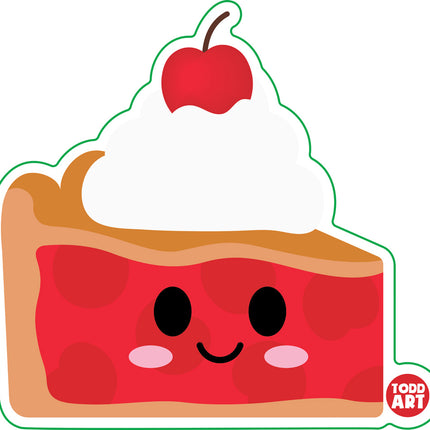 Cherry Pie Vinyl Sticker