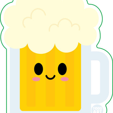 Beer Mug Vinyl Sticker