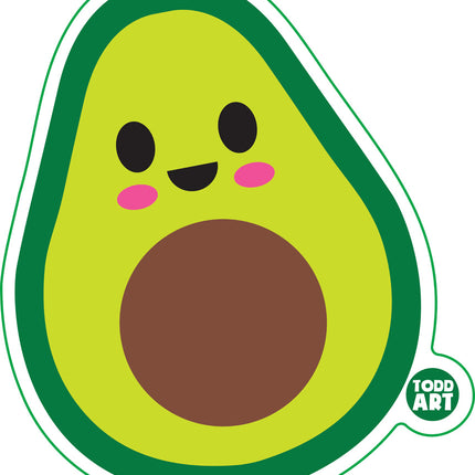 Avocado Vinyl Sticker