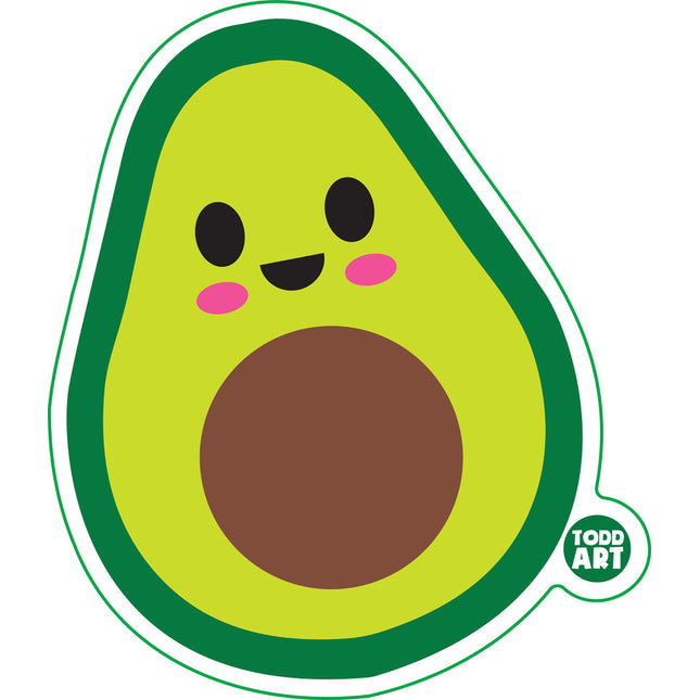 Avocado Vinyl Sticker