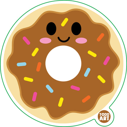 Donut Vinyl Sticker