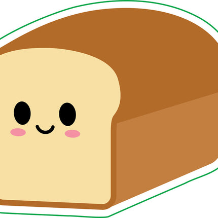 Bread Loaf Vinyl Sticker