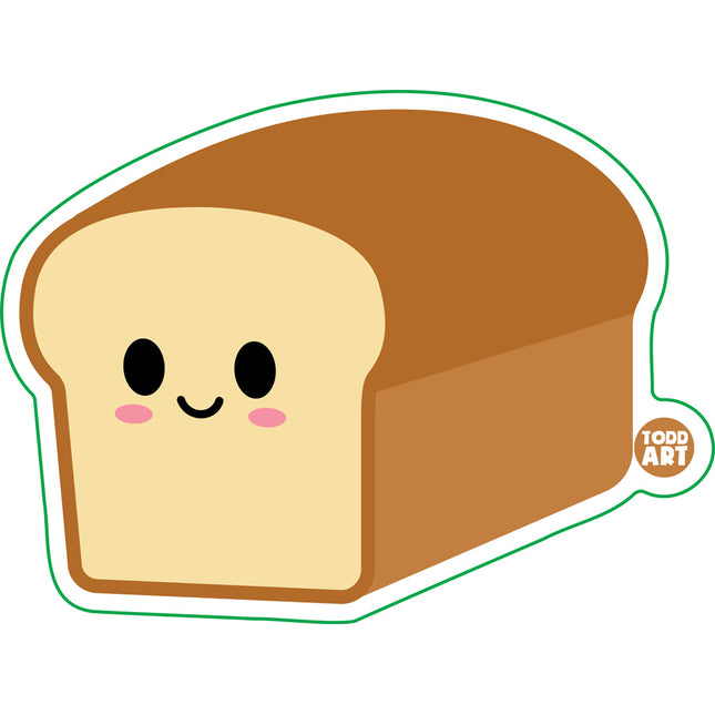 Bread Loaf Vinyl Sticker