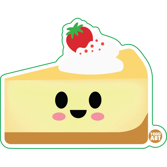 Cheesecake Vinyl Sticker
