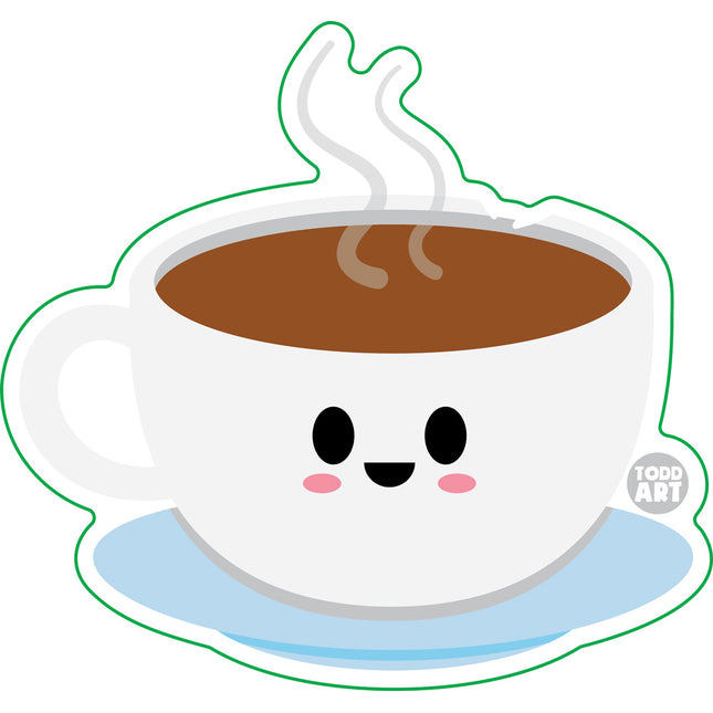 Coffee Vinyl Sticker