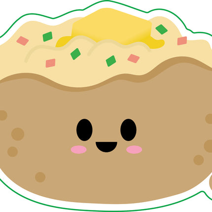 Baked Potato Vinyl Sticker